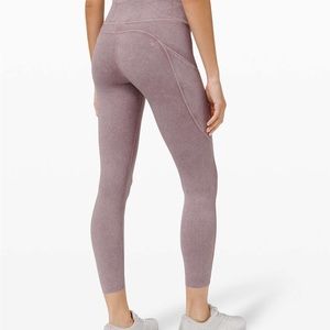 Lululemon Fast and Free Tight II 25" Ice Dye *Non-Reflective